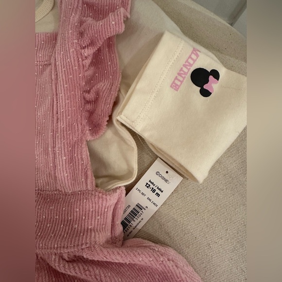 🩰 Baby Girls Disney X Joe Fresh Minnie Mouse Dress 2 Piece Set NWT - Picture 5 of 7